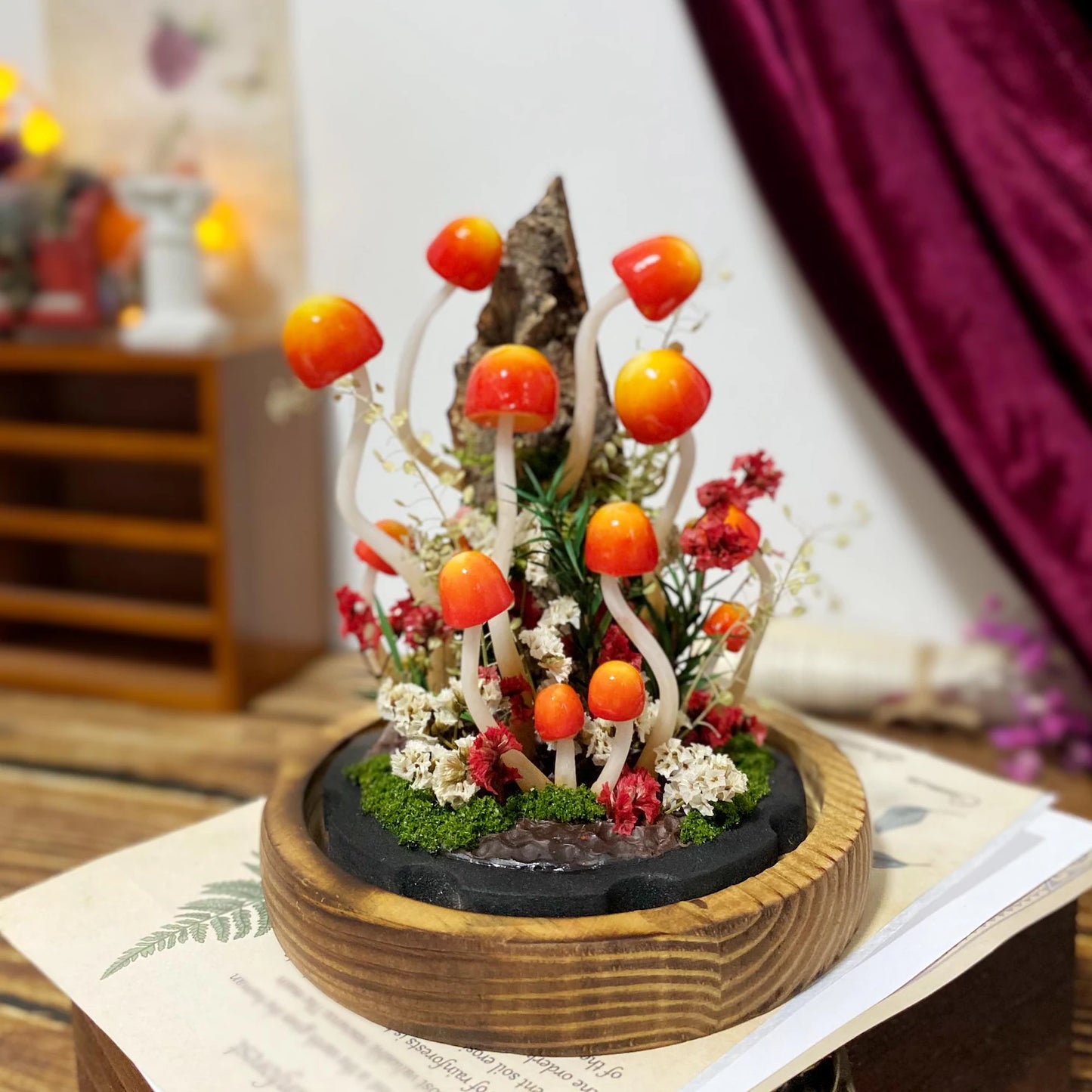 Enchanted Mushroom Forest Night Light