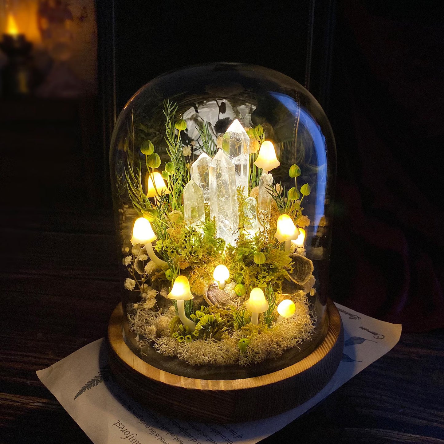 Enchanted Forest Mushroom Lamp