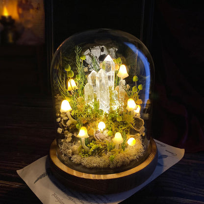 Enchanted Forest Mushroom Lamp
