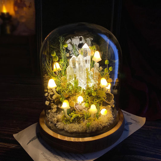 Enchanted Forest Mushroom Lamp