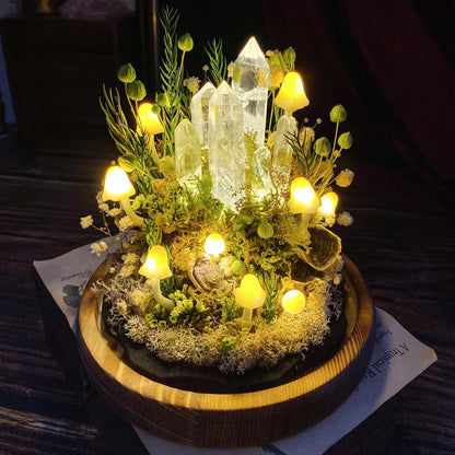 Enchanted Forest Mushroom Lamp