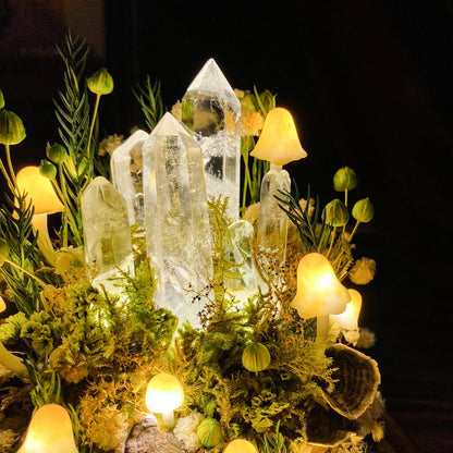 Enchanted Forest Mushroom Lamp