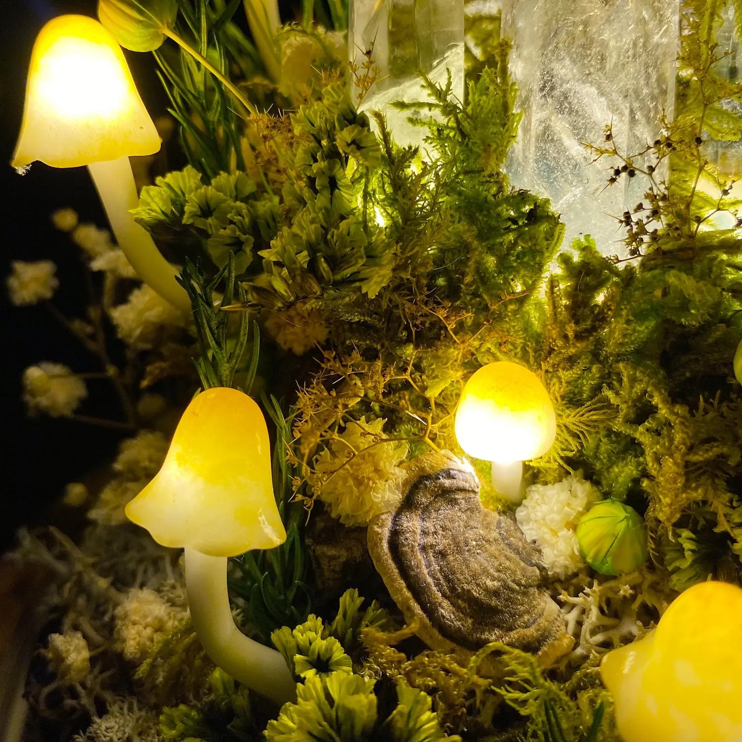 Enchanted Forest Mushroom Lamp