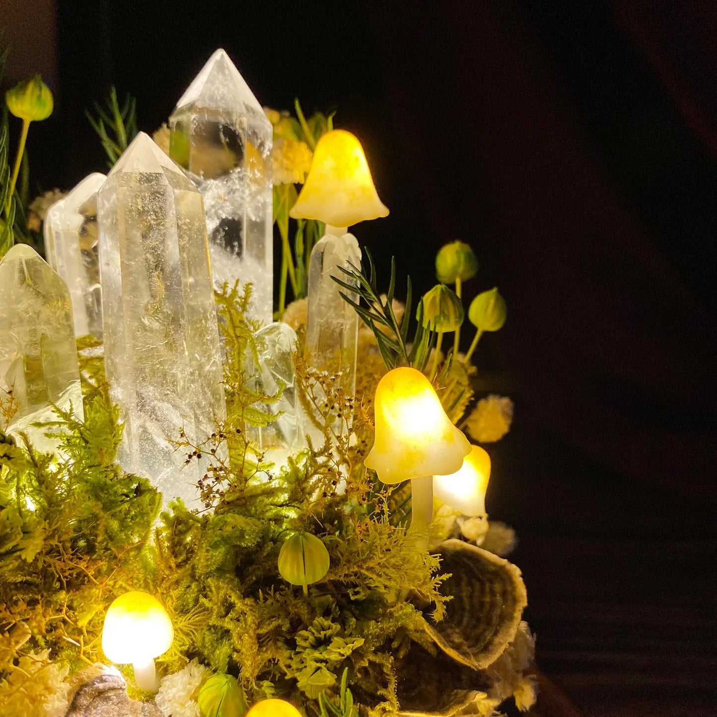 Enchanted Forest Mushroom Lamp