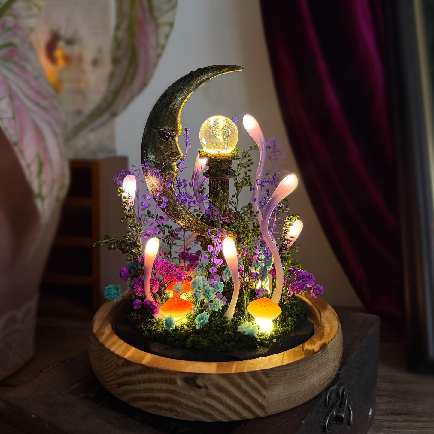 Crescent Moon Night Light